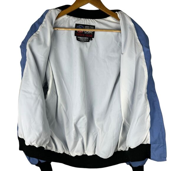 VTG 80s NASA Space Camp Mens Sz M Jacket USA Space Gear Jacket Huntsville ALA - Picture 5 of 10